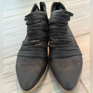 Free People Lost Valley Italian Leather Ankle Bootie